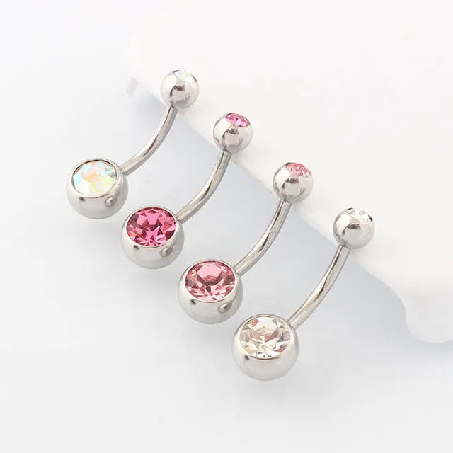 Belly Button Double-Headed Diamond-Studded Belly Button Nail Hypoallergenic Medical Stainless Steel Rod Body Piercing Belly Danc
Belly Button Double-Headed Diamond-Studded Belly Button Nail Hypoallergenic Medical Stainless Steel Rod Body Piercing Belly Danc