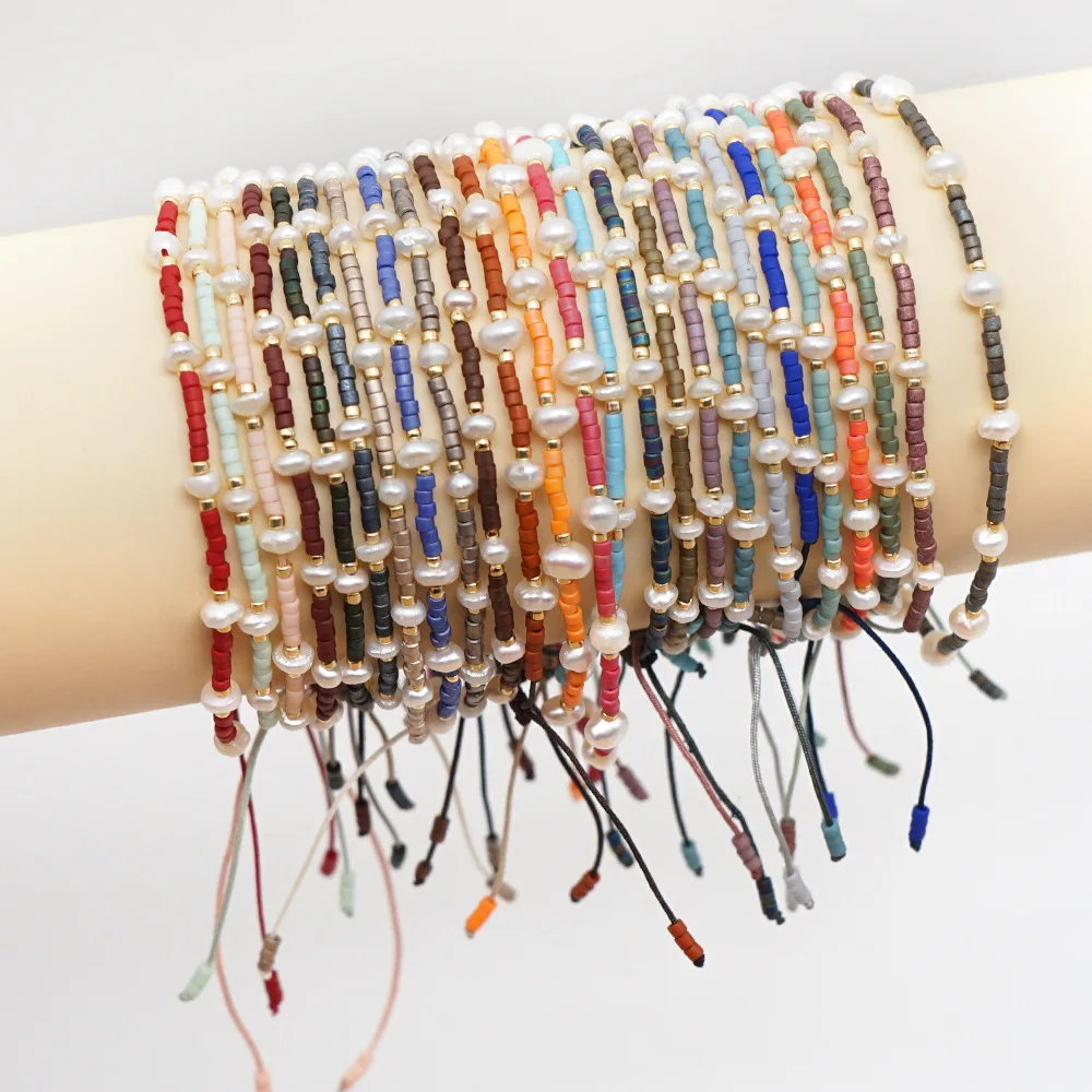 Fashion Boho Designer Handmade Miyuki Bracelets Small Bead Natural Pearl Rope Friendship Bohemian Bracelet Set for Women 2021, As picture
Fashion Boho Designer Handmade Miyuki Bracelets Small Bead Natural Pearl Rope Friendship Bohemian Bracelet Set for Women 2021, As picture