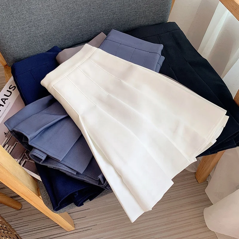 High Quality Fashion A-line Falda Short Pleated Skirt With Pants Women Skirts, 5 colors
High Quality Fashion A-line Falda Short Pleated Skirt With Pants Women Skirts, 5 colors