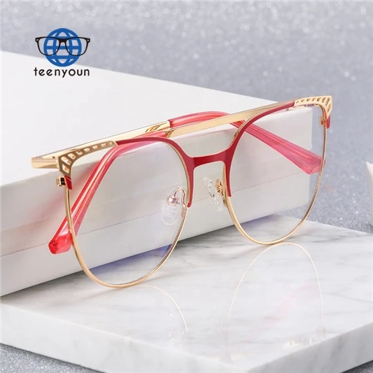 Teenyoun Eyewear Fashion Design High End Spectacles Prescription Glasses Hollow Out Frame Blue Light Blocking Eyeglasses Frames
Teenyoun Eyewear Fashion Design High End Spectacles Prescription Glasses Hollow Out Frame Blue Light Blocking Eyeglasses Frames