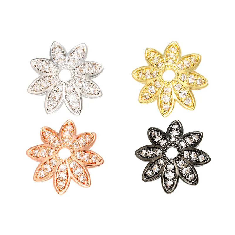CZ7955 Fashion Jewelry Diy Supplies CZ Micro Pave Flower Shape Chain Tassel Caps ,Bead Caps, Silver / gold / rose gold / gunmetal
CZ7955 Fashion Jewelry Diy Supplies CZ Micro Pave Flower Shape Chain Tassel Caps ,Bead Caps, Silver / gold / rose gold / gunmetal