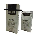 plastic stand up coffee packaging bags side gusset coffee pouch custom printed coffee bag with valve
