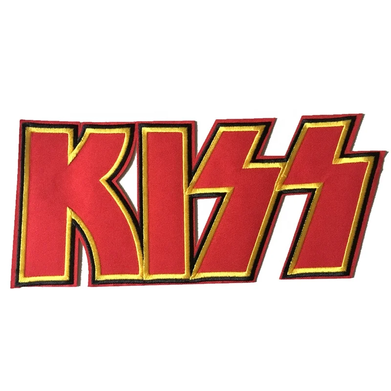 New kiss embroidery Decal big red letter embroidery Decal badge dress DIY patch
New kiss embroidery Decal big red letter embroidery Decal badge dress DIY patch