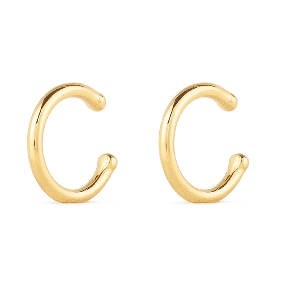 woman Trendy Earrings Jewelry 925 Sterling Silver gold Plated Simple Ear Cuff Earrings
woman Trendy Earrings Jewelry 925 Sterling Silver gold Plated Simple Ear Cuff Earrings