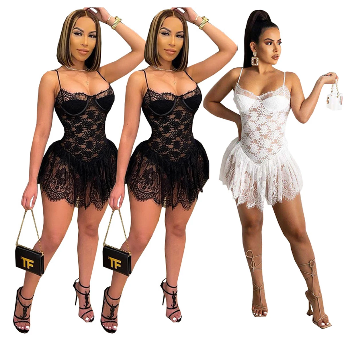 zan740-2021 Summer Clothes Casual Women Sexy Hollow Out Lace Ladies Mini Dresses
zan740-2021 Summer Clothes Casual Women Sexy Hollow Out Lace Ladies Mini Dresses