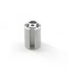 6105-T5 D28K3 aluminium pipe clear anodized aluminium tube