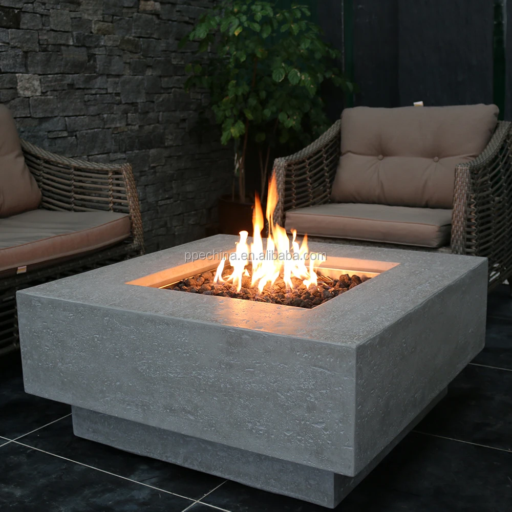 Garden heating stove villa stone baking stove outdoor  gas stove real fire decorative fireplace