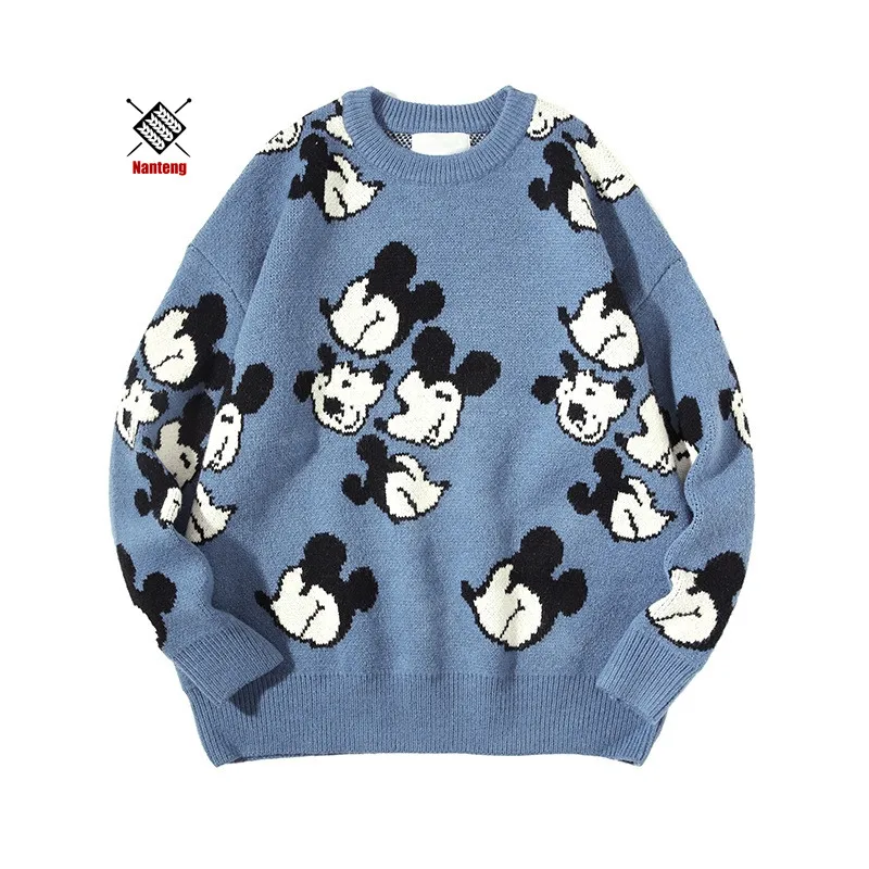 Custom Comfort Knitted Printing Pattern Long Sleeve Korean Pullover Sweater Men 
Custom Comfort Knitted Printing Pattern Long Sleeve Korean Pullover Sweater Men