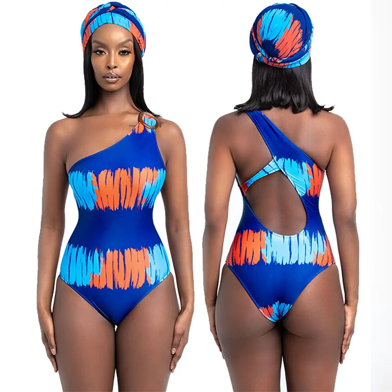 One Piece Swimsuit One Shoulder Swimwear African Print Swim Suits Padded Bathing Suit 2021
One Piece Swimsuit One Shoulder Swimwear African Print Swim Suits Padded Bathing Suit 2021