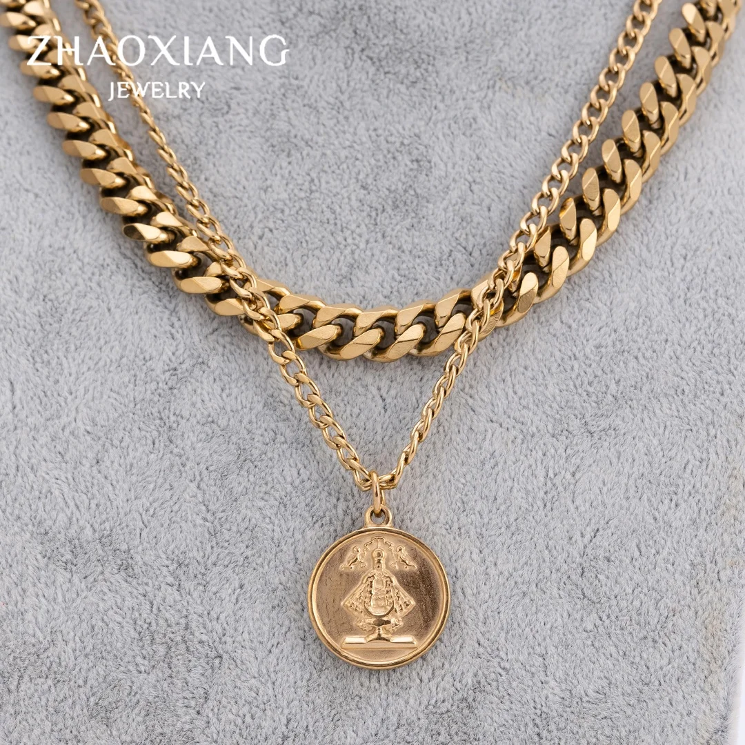 Cuban Chain Link Miami Chain Gold Plated Necklace Gold For Women New Chain Design Men Factory Direct
Cuban Chain Link Miami Chain Gold Plated Necklace Gold For Women New Chain Design Men Factory Direct