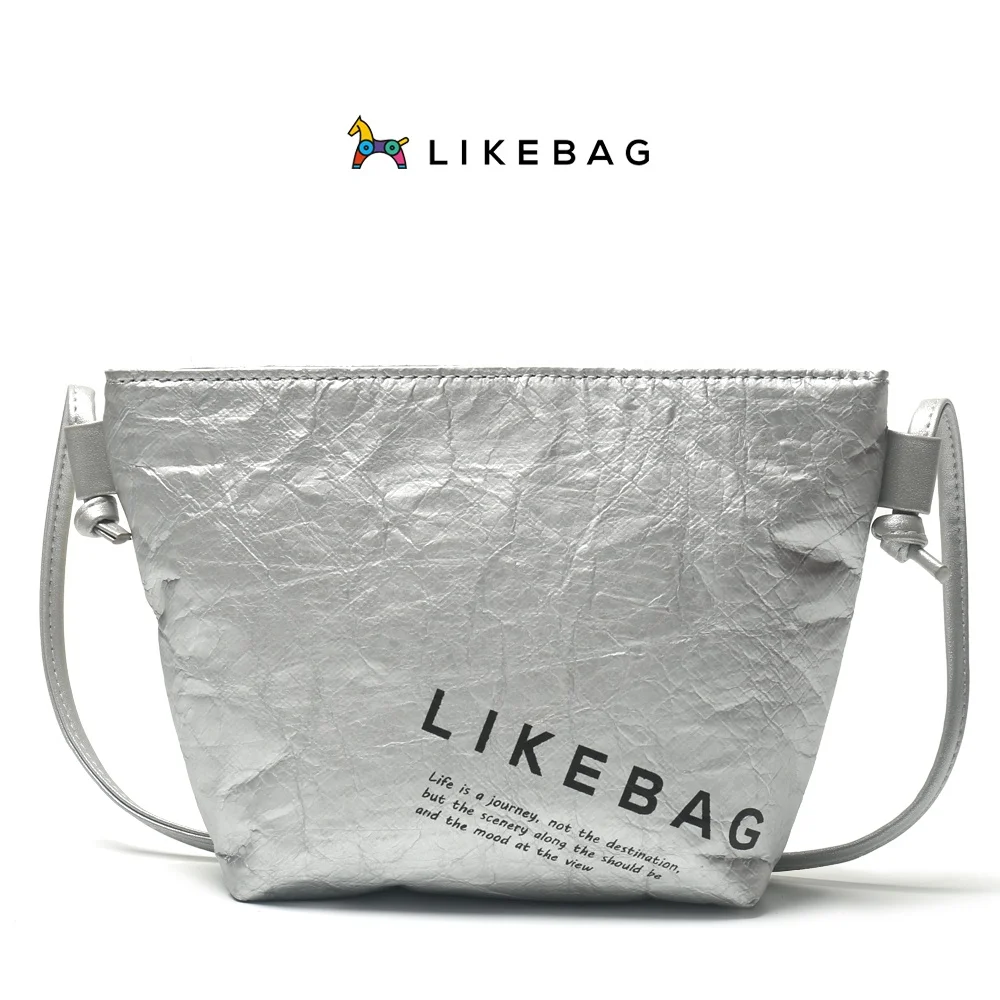 LIKEBAG Original Fashion Lightweight Washable Kraft Paper cross body bags zipper bag lady bag
LIKEBAG Original Fashion Lightweight Washable Kraft Paper cross body bags zipper bag lady bag