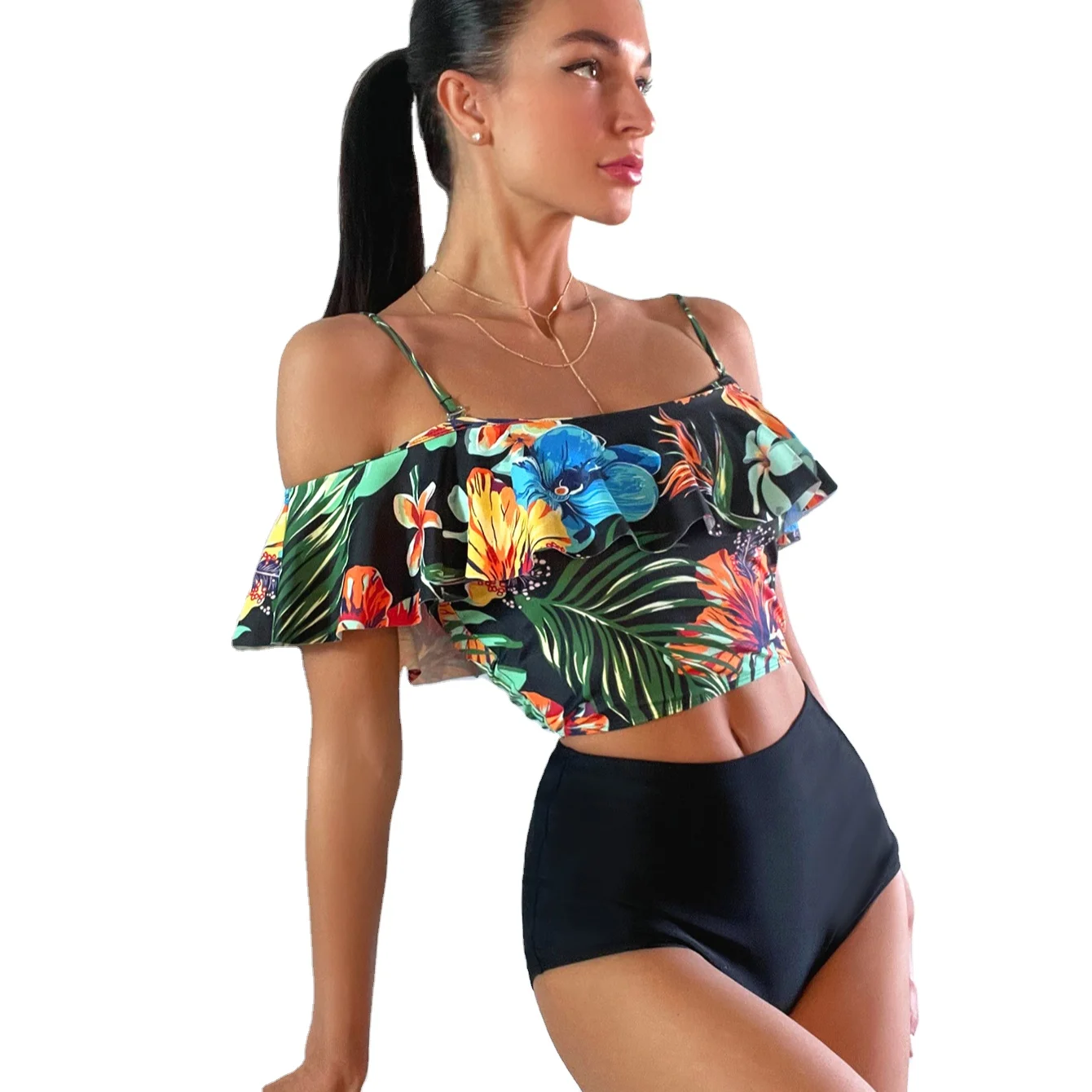 FUNNY 2021 Custom Two Pieces Printed Ruffle Bikini Swim Wear Summer bikinis & beachwear(old)
FUNNY 2021 Custom Two Pieces Printed Ruffle Bikini Swim Wear Summer bikinis & beachwear(old)