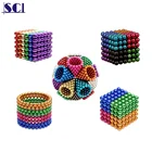 216 pcs 3mm 5mm 8mm color sphere magnet toy buckyballs magnetic balls for kids