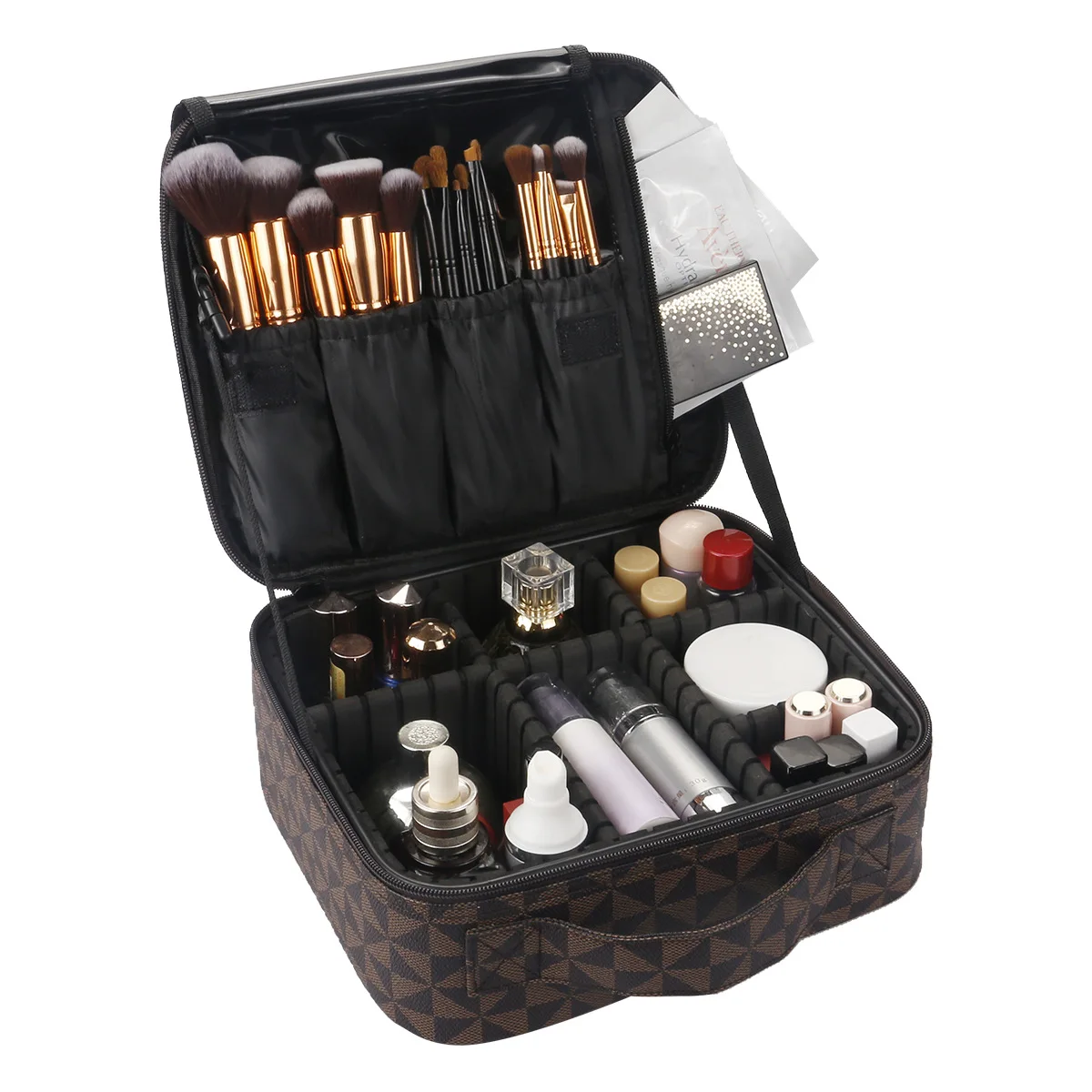 Amazon Hot Sale Portable Leather Beauty Bag Organizer Travel Cosmetic Bag Protective Makeup Case
Amazon Hot Sale Portable Leather Beauty Bag Organizer Travel Cosmetic Bag Protective Makeup Case