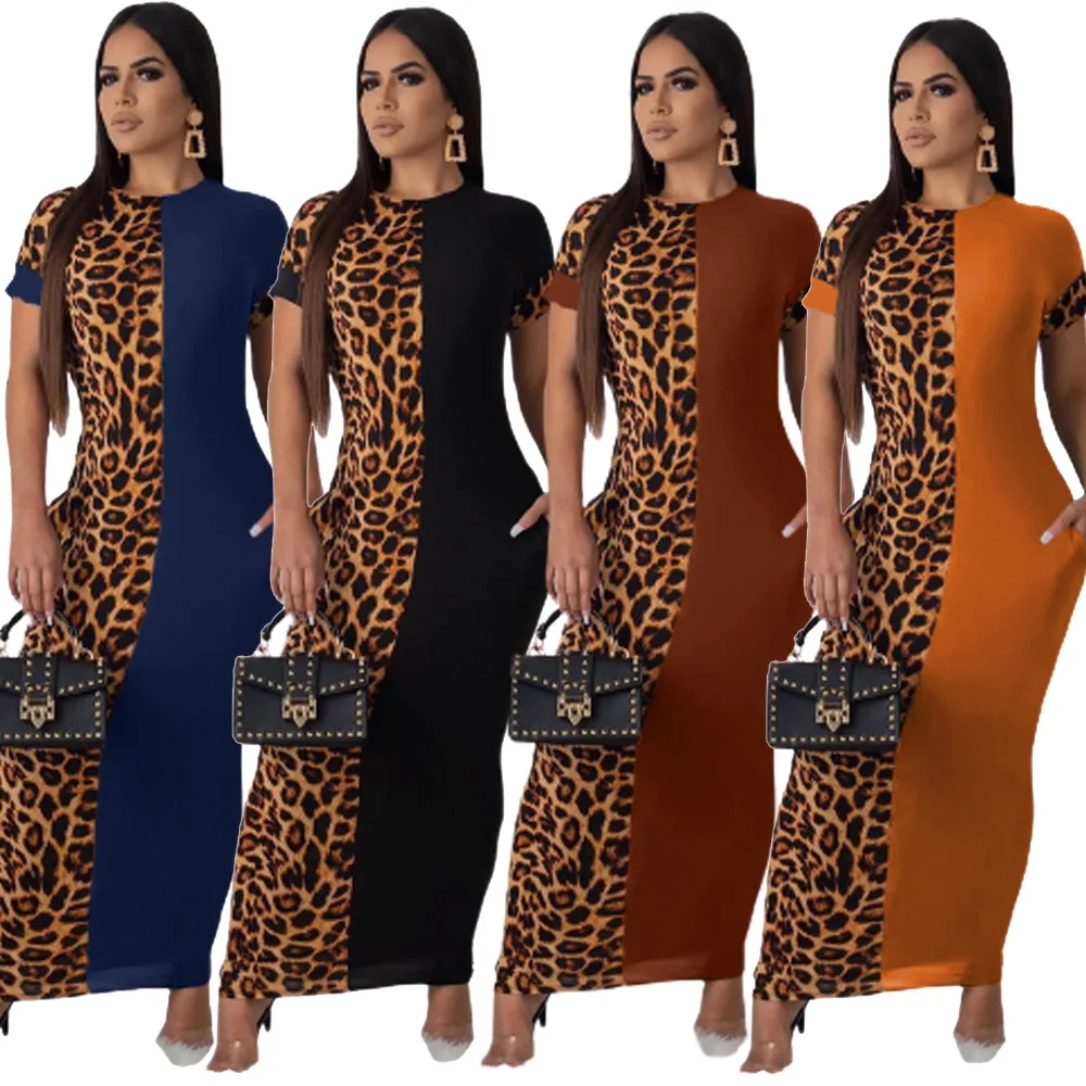 Leopard Elegant Casual Dresses Women Bodycon Plus Size Patchwork African Fall Long Maxi Dress Ladies, Picture color
Leopard Elegant Casual Dresses Women Bodycon Plus Size Patchwork African Fall Long Maxi Dress Ladies, Picture color