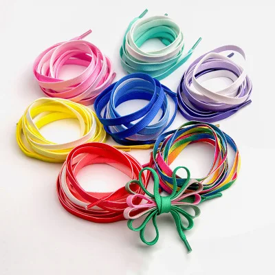 Rainbow flat multi-color gradient sneakers white shoes canvas shoelaces shoestring, Refer to pic
Rainbow flat multi-color gradient sneakers white shoes canvas shoelaces shoestring, Refer to pic