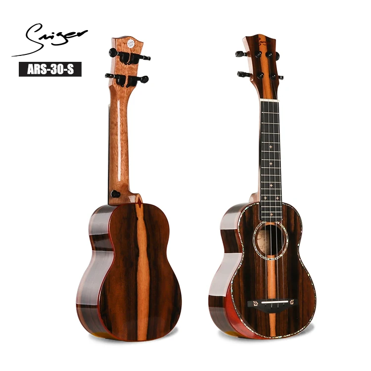 high quality handmade ziricote wood ukulele soprano ukulele with case, Nature
high quality handmade ziricote wood ukulele soprano ukulele with case, Nature