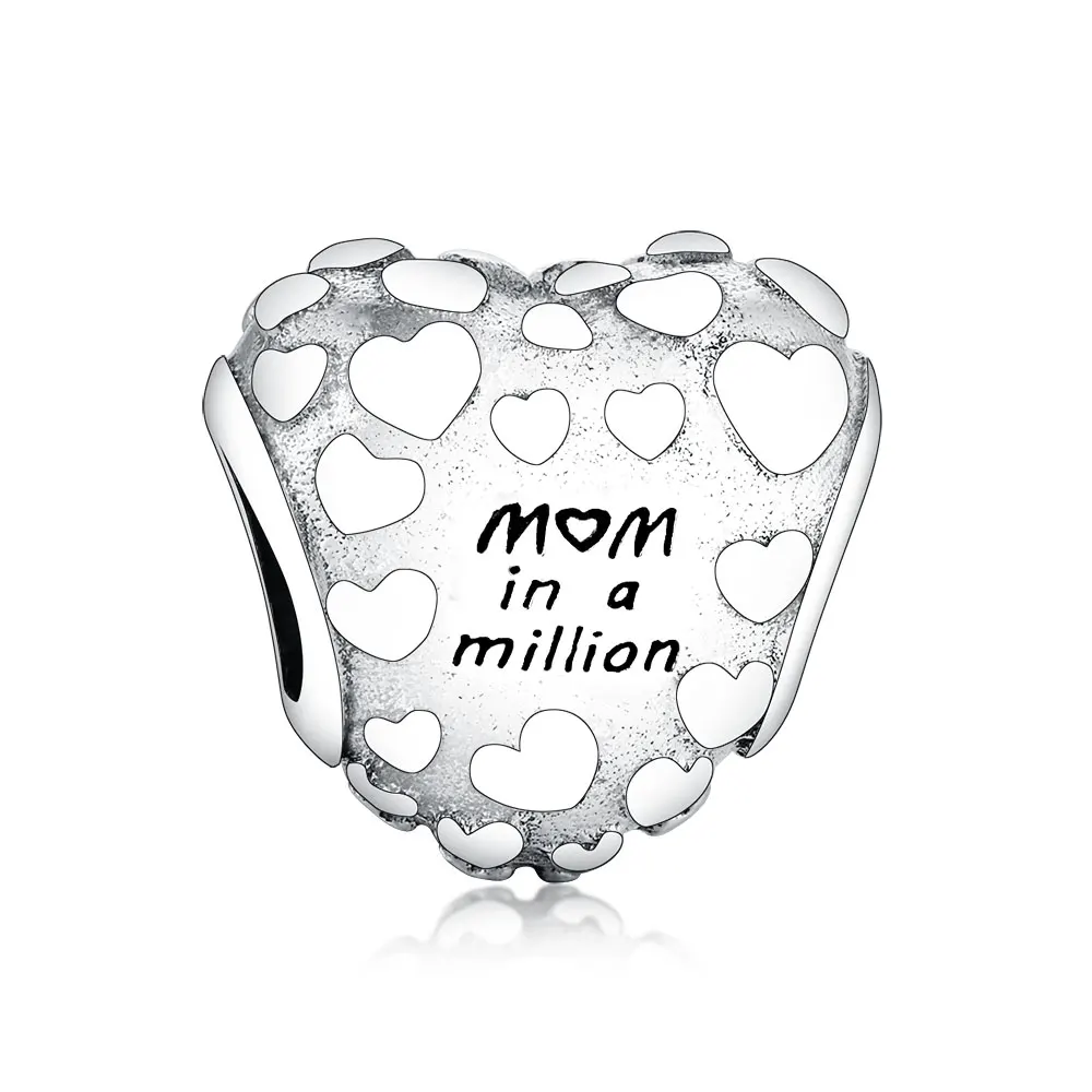 New 925 Sterling Silver Heart Shape Engrave mum in a million Beads Charms Fit Original Pandora Bracelet Jewelry
New 925 Sterling Silver Heart Shape Engrave mum in a million Beads Charms Fit Original Pandora Bracelet Jewelry