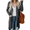 Winter Autumn Long Sleeve Ladies Long Cardigan for Woman