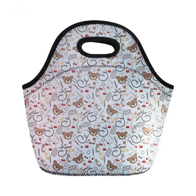 Customized Nurse Printed Eco Friendly Girls Nurse Neoprene Insulated Thermal Lunch Cooler Box Bags For Women
Customized Nurse Printed Eco Friendly Girls Nurse Neoprene Insulated Thermal Lunch Cooler Box Bags For Women