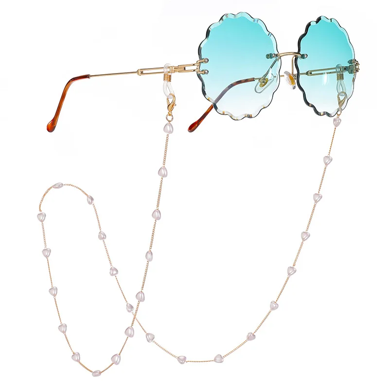 Love Pendant Peach Heart Glasses Chain Hanging Neck Glasses Rope Sunglasses Accessories Face Masking Chain, Copper+imitation pearl
Love Pendant Peach Heart Glasses Chain Hanging Neck Glasses Rope Sunglasses Accessories Face Masking Chain, Copper+imitation pearl