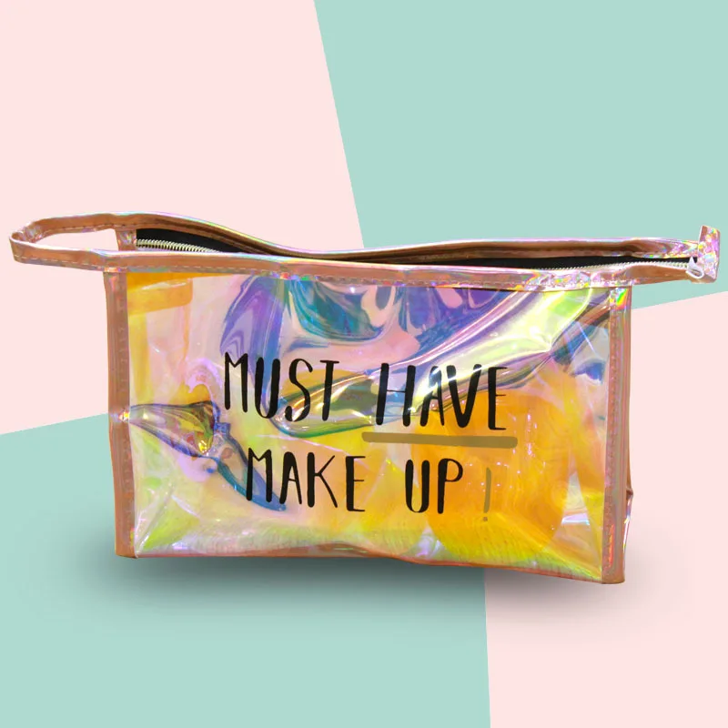 Low Moq Custom Clear Pvc Cosmetic Travel Bag Transparent Makeup With Logo, Laser color
Low Moq Custom Clear Pvc Cosmetic Travel Bag Transparent Makeup With Logo, Laser color