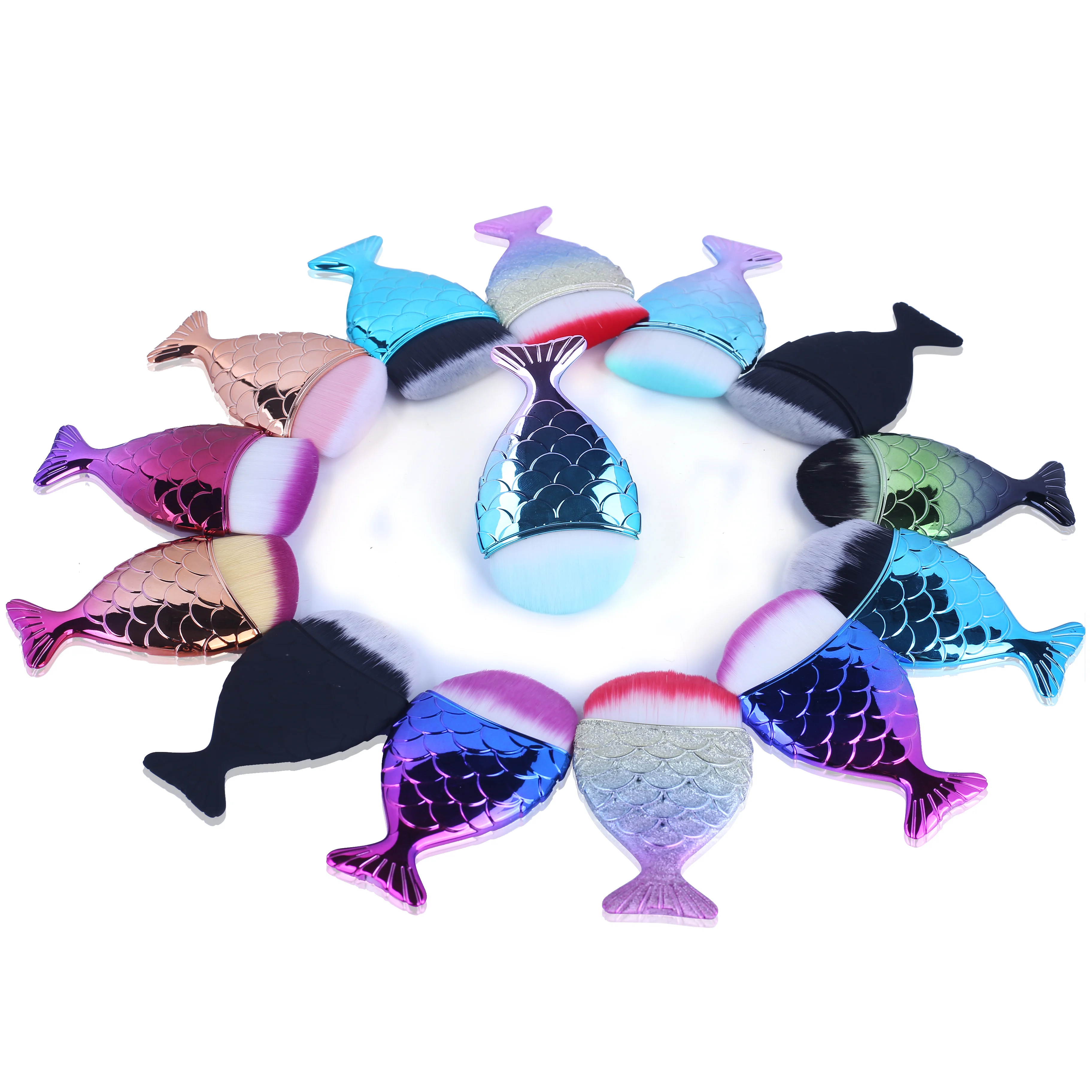 1pc Make Up Brushes Powder Face Highlighter Sponge Professional Repair Mermaid Holder Shape Foundation Cosmetic Fish Tools Kit
1pc Make Up Brushes Powder Face Highlighter Sponge Professional Repair Mermaid Holder Shape Foundation Cosmetic Fish Tools Kit