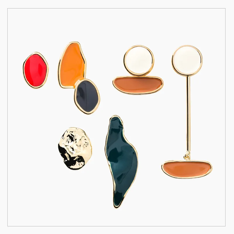 Korean fashion sweet geometric irregular earrings ins simple abstract graphic earrings for women, Colorful
Korean fashion sweet geometric irregular earrings ins simple abstract graphic earrings for women, Colorful
