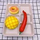 Disposable Plate Plates FDA Standard 100%Biogradable Disposable 5 Compartment Restaurant Plate For Food