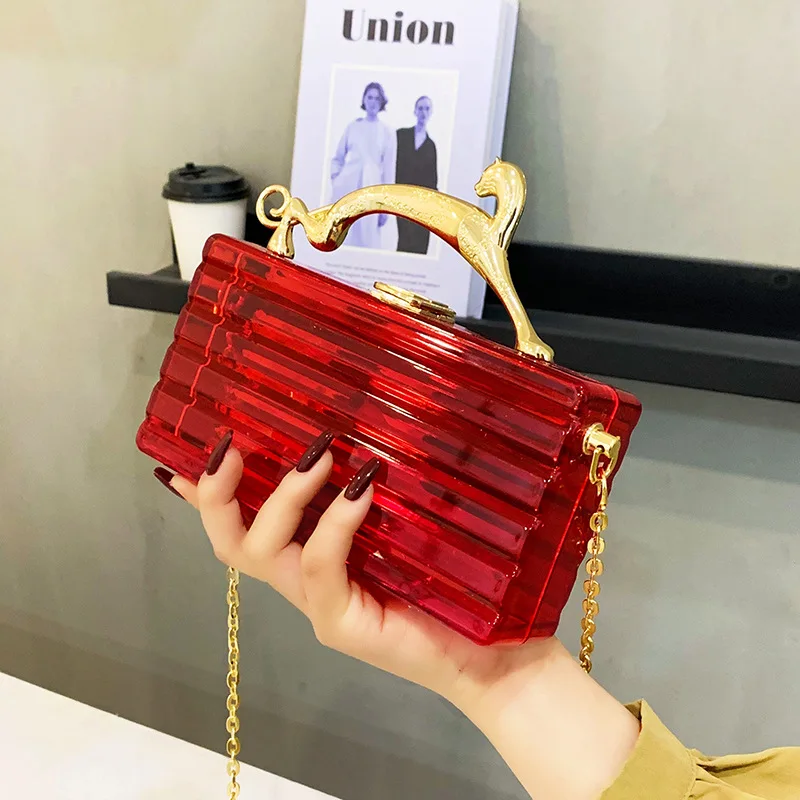 Stylish clear pvc crossbody bag ladies transparent summer shoulder bag acrylic clutch purse handbags for women 
Stylish clear pvc crossbody bag ladies transparent summer shoulder bag acrylic clutch purse handbags for women