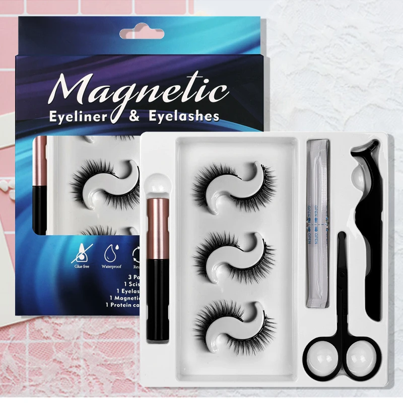 High Quality Luxury Private Label Customized Box Lashes Magnetic Eyeliner Fake Eyelashes, Black
High Quality Luxury Private Label Customized Box Lashes Magnetic Eyeliner Fake Eyelashes, Black