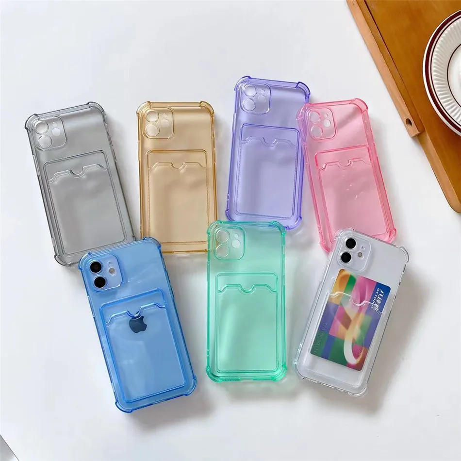 wholesale tpu transparent shockproof mobile phone case for apple iphone 12 pro max clear bumper phone case with card holder
wholesale tpu transparent shockproof mobile phone case for apple iphone 12 pro max clear bumper phone case with card holder