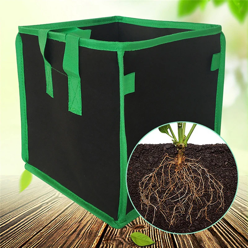 DD014 Eco-Friendly Reusable Garden Fabric Grow Bag Planting Bags Square Thicken Flower Bucket Felt Vegetable Seedling Grow Bags, Multi colour
DD014 Eco-Friendly Reusable Garden Fabric Grow Bag Planting Bags Square Thicken Flower Bucket Felt Vegetable Seedling Grow Bags, Multi colour