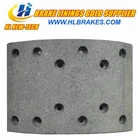 China supply truck brake parts /bus brake lining/trailer brake block 15732 15733 BFMC FI/100/1 FI/101/1 for Iveco Perrot