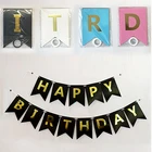 Birthday Decoration Paper Flag Paper Bunting Banners Flags Birthday Banner Birthday Party Supplies