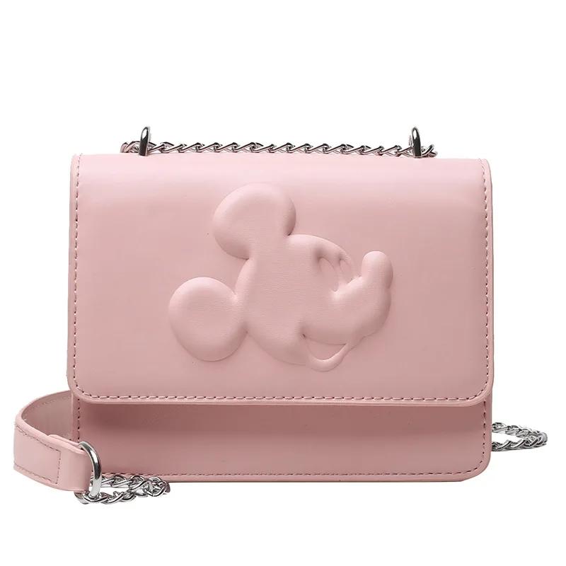 pink chain crossbody handbag for women Mickey shoulder messenger bag fashion chain embossed pu Small square bag, Customized color
pink chain crossbody handbag for women Mickey shoulder messenger bag fashion chain embossed pu Small square bag, Customized color