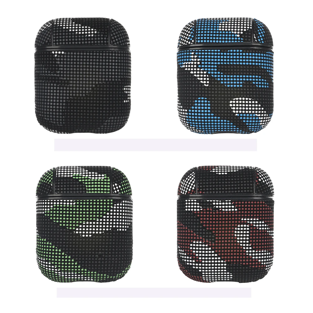HOCAYU Wholesale Camouflage Leather Earphone Case For Apple Airpods 1 2 with Buttons Headphone Case for Air Pods
HOCAYU Wholesale Camouflage Leather Earphone Case For Apple Airpods 1 2 with Buttons Headphone Case for Air Pods