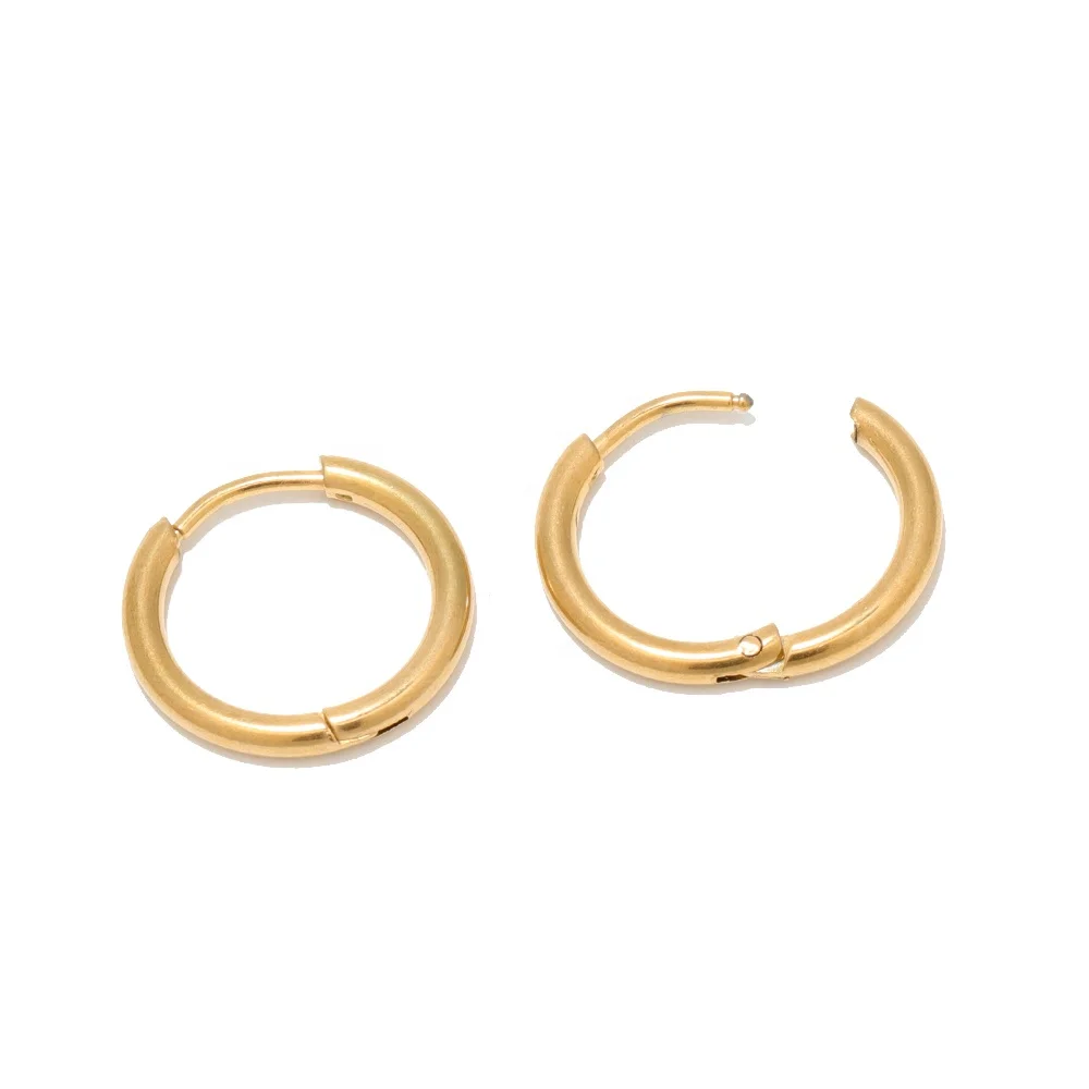 10pcs Fashion Stainless Steel Gold Color Plated Small Hoop Earrings for DIY Women Jewelry Findings Components Wholesale
10pcs Fashion Stainless Steel Gold Color Plated Small Hoop Earrings for DIY Women Jewelry Findings Components Wholesale