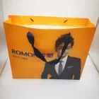 Custom logo gift package printed bolsas reutilizables al por mayor paper bags boutique shopping bag with handles