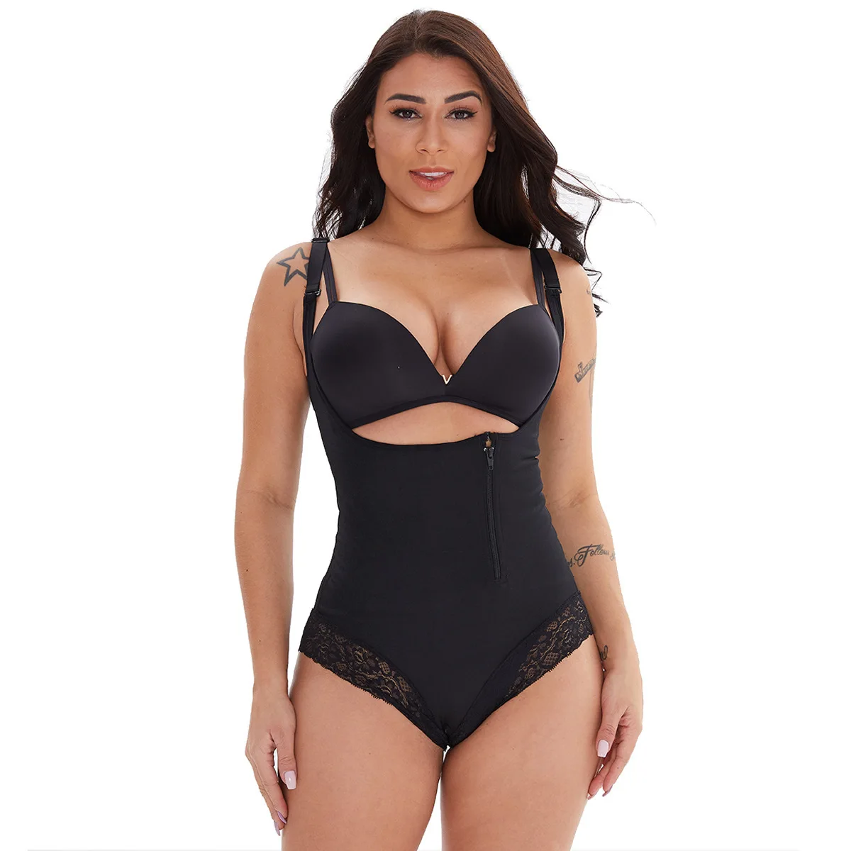 Wholesale Rubber One-piece High-stretch Shapewear Women's Long Line Bra, Customized color
Wholesale Rubber One-piece High-stretch Shapewear Women's Long Line Bra, Customized color