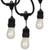 Factory supply discount price patio rope lights outdoor chain black christmas Manufacturer Supplier