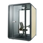 As Privacy Pods Acoustical Hollow Glass Sound Office Phone