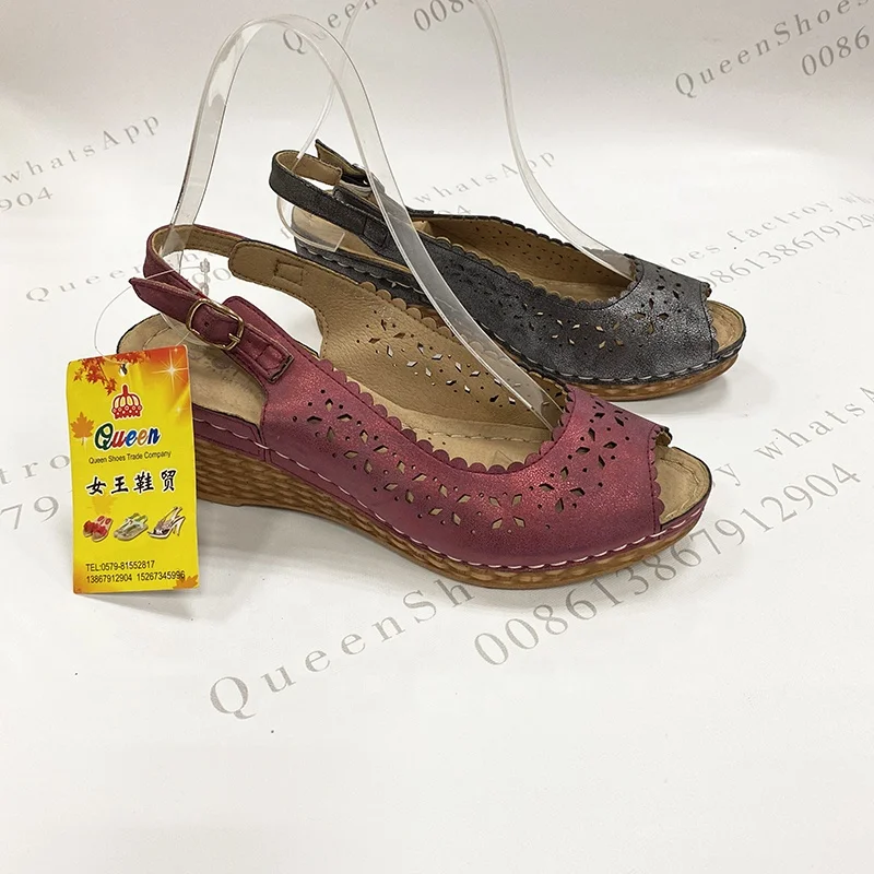 New design women's wedge sandals slippers light and comfortable soft outgoing women's shoes, Black beige red blue
New design women's wedge sandals slippers light and comfortable soft outgoing women's shoes, Black beige red blue