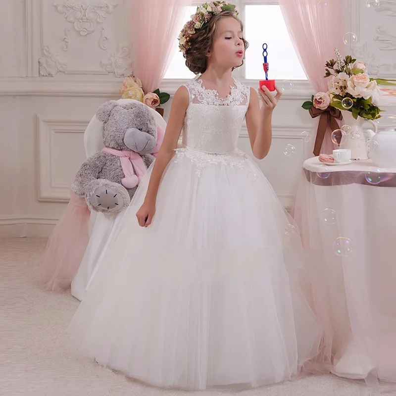 Wholesale Little Baby Girls Dresses Embroidery Applique Tulle Flower Lace Party Dresses Flower Girl Princess Wedding Dress Child
Wholesale Little Baby Girls Dresses Embroidery Applique Tulle Flower Lace Party Dresses Flower Girl Princess Wedding Dress Child