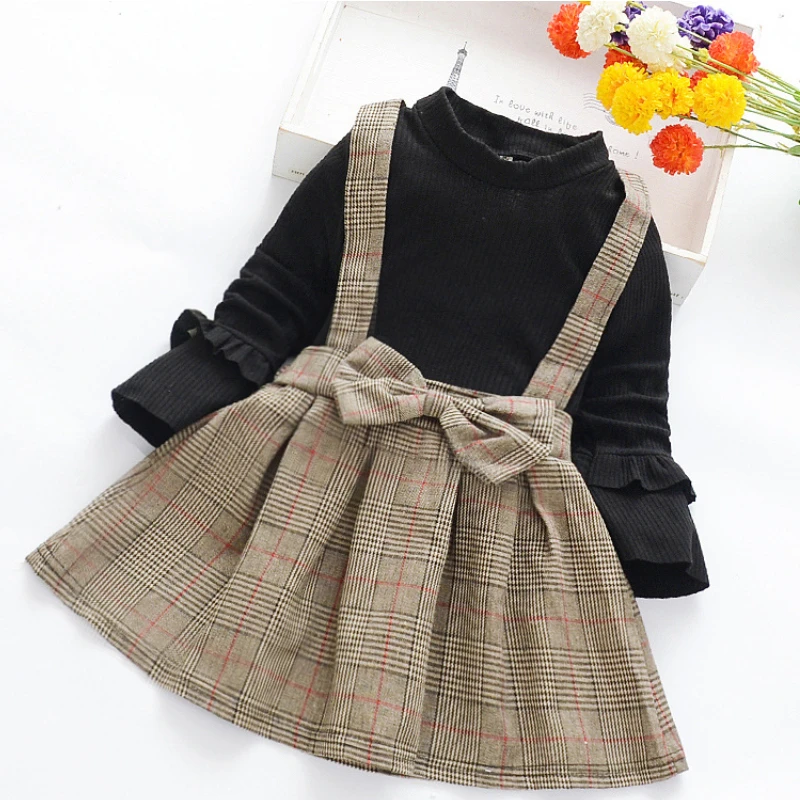 2021 New Check Girl's Foreign Style Dress Spring and Autumn Baby Fake 2 Pieces of Children's Skirt Little Girl Princess Skirt
2021 New Check Girl's Foreign Style Dress Spring and Autumn Baby Fake 2 Pieces of Children's Skirt Little Girl Princess Skirt