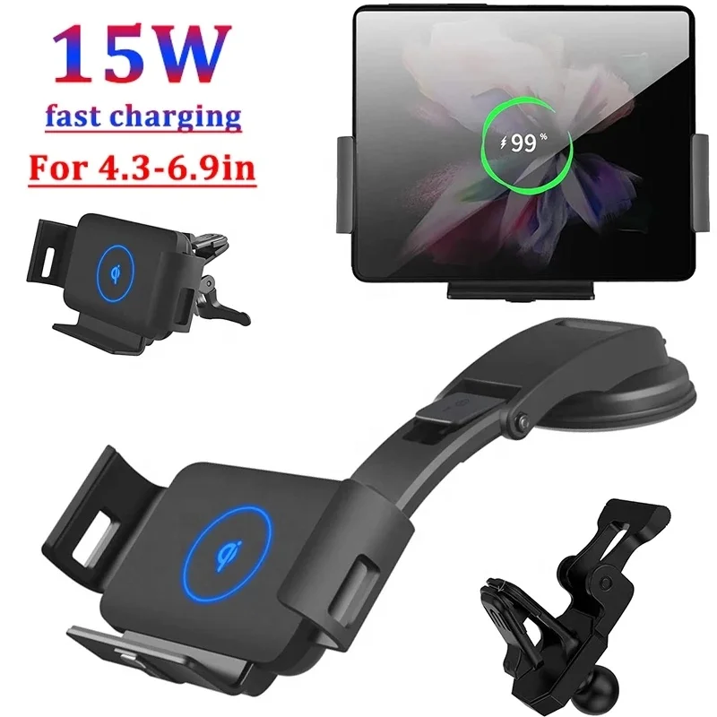 15W Large Screen Mobile Phone Car Wireless Charging Pad Large Holder for Car Holder Qi Wireless Charger Car Mount, Blue, red ,pink 
15W Large Screen Mobile Phone Car Wireless Charging Pad Large Holder for Car Holder Qi Wireless Charger Car Mount, Blue, red ,pink