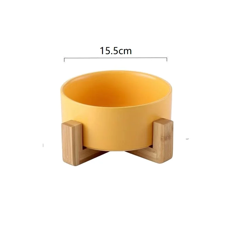 Hot selling pet products Wholesale bamboo dog bowl pet ceramic bowl with stand, White/pink/yellow/grey/blue
Hot selling pet products Wholesale bamboo dog bowl pet ceramic bowl with stand, White/pink/yellow/grey/blue