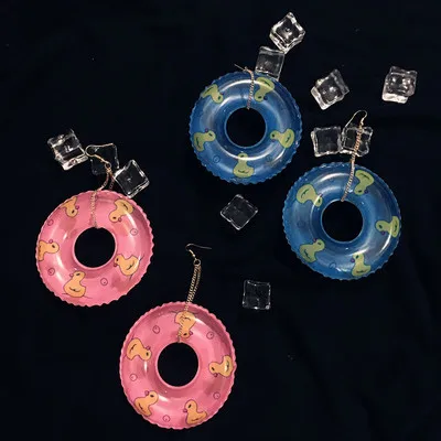 2021 Summer Nightclub Weird Earrings Funny Earrings Cute Pendant Swim Ring Earrings for Women Girl, Picture shows
2021 Summer Nightclub Weird Earrings Funny Earrings Cute Pendant Swim Ring Earrings for Women Girl, Picture shows