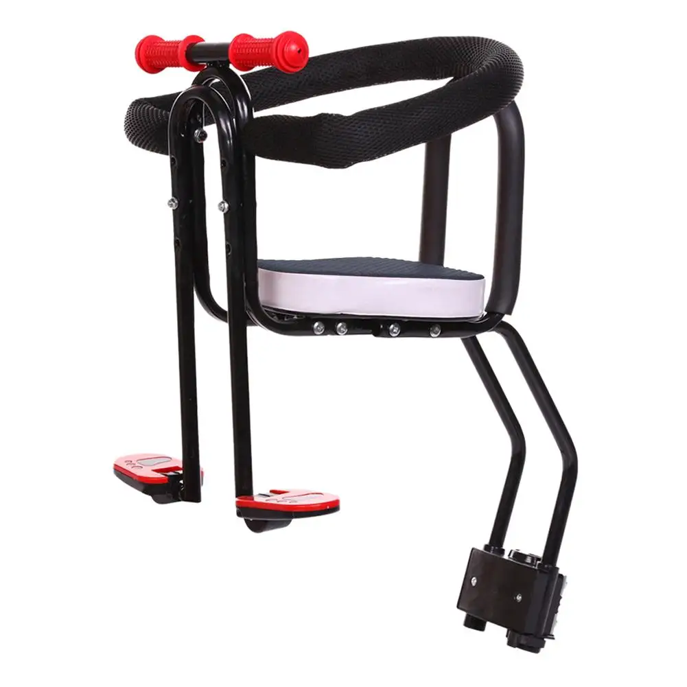 Portable Child Bike Seat with Handrail Foot Pedals Portable Bicycle Front Seat for Mountain Road Bikes
Portable Child Bike Seat with Handrail Foot Pedals Portable Bicycle Front Seat for Mountain Road Bikes
