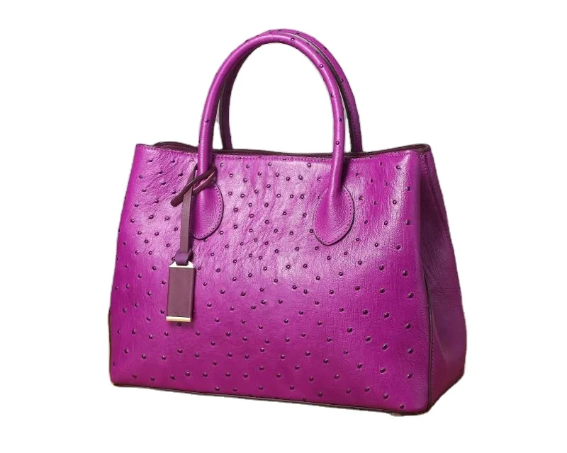 New arrivals genuine ostrich leather crossbody bags trend tote bags purple luxury handbags for women, Choice
New arrivals genuine ostrich leather crossbody bags trend tote bags purple luxury handbags for women, Choice